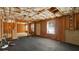 Unfinished basement is framed and ready for your custom design at 2160 Liberty Hts, Fairburn, GA 30213