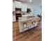 Bright kitchen with stainless steel appliances, center island with seating, and modern finishes at 4276 Notting Hill Dr # 23, Atlanta, GA 30331