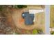 Overhead view of a home with a large backyard, deck, and well-maintained landscaping at 4980 Wildeoak Trl, Douglasville, GA 30135