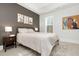Inviting bedroom with neutral tones, stylish decor, and ample natural light creates a cozy and serene retreat at 4980 Wildeoak Trl, Douglasville, GA 30135