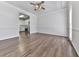 Bright dining room space featuring hardwood flooring and stylish trim details at 423 Eagle Ridge Trl, Canton, GA 30114