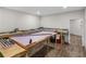 Spacious basement featuring a custom model railroad, offering creative potential and ample room at 152 Vinings Lake Ct, Mableton, GA 30126