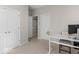Well-lit office with doorways, carpeted floors and desk space at 152 Vinings Lake Ct, Mableton, GA 30126