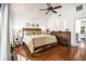 Bedroom with vaulted ceiling, white walls, and hardwood floors at 2531 Paul Nw Ave, Atlanta, GA 30318