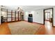 Finished basement area with wood floors, recessed lights, and an open layout at 3292 Holly Mill Ct, Marietta, GA 30062