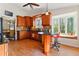 Eat-in kitchen with wrap around countertops, modern appliances and bright windows at 3292 Holly Mill Ct, Marietta, GA 30062