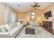 Spacious living room with fireplace and vaulted ceiling at 409 Hunting Ridge Way, Ellenwood, GA 30294