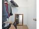 Walk-in closet with rods and shelving for optimal storage and organization at 4406 Kendall Way, Roswell, GA 30075