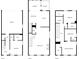 Floorplans for all 3 floors, including the garage, living room, bedrooms and more at 4406 Kendall Way, Roswell, GA 30075
