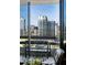 Balcony with city skyline views and outdoor seating at 2660 Peachtree Nw Rd # 26F, Atlanta, GA 30305
