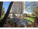 Striking high-rise with manicured lawns and trees provides a serene outdoor space at 2660 Peachtree Nw Rd # 26F, Atlanta, GA 30305