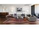 Comfortable living room with hardwood floors, stylish decor, and bright natural light at 2660 Peachtree Nw Rd # 26F, Atlanta, GA 30305
