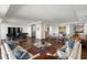 Spacious living room featuring hardwood floors, elegant furnishings, and modern decor at 2660 Peachtree Nw Rd # 26F, Atlanta, GA 30305