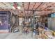 Spacious garage with exposed insulation, ample storage, and work space at 5494 Princeton Oaks Ln, Sugar Hill, GA 30518