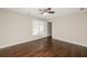 Bright bedroom with wood floors and lots of natural light at 7127 Riverside Dr, Atlanta, GA 30328