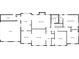 Detailed floor plan showcasing the layout of the home, including the kitchen, bedrooms, and living areas at 724 Dukehart Ct, Stone Mountain, GA 30083