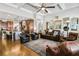Open-concept living area seamlessly connects with the kitchen, creating a comfortable and inviting space at 90 W Peachtree St, Norcross, GA 30071