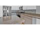 Bright kitchen with white cabinets and stainless steel appliances at 2445 Ridgelake Dr, Villa Rica, GA 30180