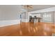 Bright living room with hardwood floors and a view of the kitchen at 2445 Ridgelake Dr, Villa Rica, GA 30180