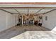 Spacious two-car garage with ample storage space and access door at 4342 Richmond Nw Pl, Acworth, GA 30101