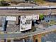 Bird's-eye view of the building with its roof and surrounding parking and roadway at 490 Marietta Nw St # 105, Atlanta, GA 30313