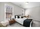 Bright bedroom with a large window, bed with throw pillows, nightstand and a work desk at 234 Retreat Ln, Canton, GA 30114