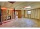 Spacious basement featuring a partially finished area and exposed framework ready to be customized at 1295 Maple St Se, Conyers, GA 30013