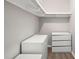 Walk-in closet featuring wood-look flooring and white shelving and drawers at 382 Leisure Sw Ct, Marietta, GA 30064