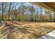 Expansive backyard with lush trees and level ground, ideal for outdoor activities at 2468 Skyland Ne Dr # 32, Atlanta, GA 30319