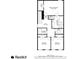Floorplan of third floor featuring the primary bedroom, bathroom and two more bedrooms at 2468 Skyland Ne Dr # 32, Atlanta, GA 30319