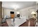 Bright living room featuring hardwood floors, stylish furnishings, and a cozy atmosphere at 2468 Skyland Ne Dr # 32, Atlanta, GA 30319