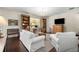 Bright living room featuring hardwood floors, stylish furnishings, and a cozy atmosphere at 2468 Skyland Ne Dr # 32, Atlanta, GA 30319