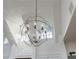 Stunning chandelier that hangs above, adding an element of luxury and elegance to the living area at 3680 Sewell Mill Rd, Marietta, GA 30062