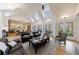 Expansive living room with an open layout, vaulted ceilings, and plenty of seating at 3680 Sewell Mill Rd, Marietta, GA 30062