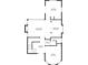 Detailed floor plan showing the layout of the first floor including the kitchen, living room and office at 518 Hill St Se, Atlanta, GA 30312