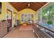 Inviting screened porch with comfortable seating, wooden floors, and natural light at 518 Hill St Se, Atlanta, GA 30312
