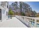 Expansive deck offers scenic views and leads to a private pool, creating an outdoor retreat at 1768 Hood Rd, Dacula, GA 30019