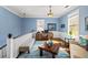 Comfortable living room with desk area and natural light at 1768 Hood Rd, Dacula, GA 30019