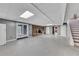 Finished basement with fireplace, walk-out and staircase at 2285 Bascomb Carmel Rd, Woodstock, GA 30189