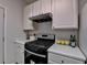 Modern kitchen features white cabinets and a stainless steel oven at 5835 Terremont Cir, Norcross, GA 30093