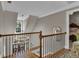 Entry foyer with staircase and chandelier at 121 Rising Star Rd, Fayetteville, GA 30215