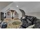 Bonus room features a large flat-screen TV at 121 Rising Star Rd, Fayetteville, GA 30215