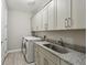 Laundry room with modern appliances, granite countertops and lots of storage at 269 Devin Ne Pl, Atlanta, GA 30305