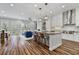 Bright kitchen with stainless steel appliances and a large kitchen island at 1228 Church St, Decatur, GA 30030