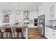 Contemporary kitchen featuring stainless steel appliances, ample cabinet space, and a central island at 1228 Church St, Decatur, GA 30030