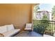 Relaxing balcony area with comfortable seating and scenic view at 3777 Peachtree Ne Rd # 1530, Atlanta, GA 30319