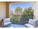 Outdoor balcony featuring comfortable seating with natural view at 3777 Peachtree Ne Rd # 1530, Atlanta, GA 30319
