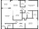 Detailed floor plan showcasing the layout of the home including the kitchen, bathrooms, bedrooms, and living spaces at 3777 Peachtree Ne Rd # 1530, Atlanta, GA 30319