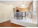 Dining room with hardwood floors open to the kitchen at 7324 Drake Ave, Lithonia, GA 30058