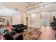 Spacious living room with high ceilings, hardwood floors, and lots of natural light at 765 Rock Ln, Mcdonough, GA 30253